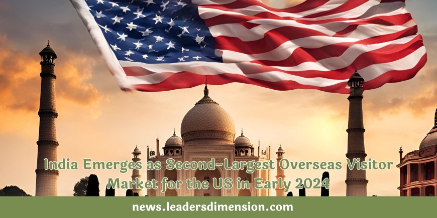 India Emerges as Second-Largest Overseas Visitor Market for the US in Early 2024