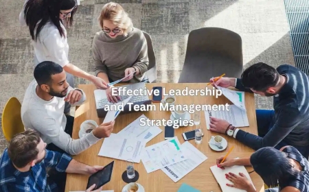 Effective Leadership and Team Management Strategies, such as Encouraging Teamwork