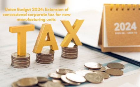 Union Budget 2024: Extension of concessional corporate tax for new manufacturing units