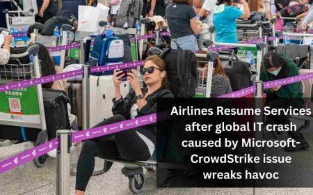 Airlines resume services after global IT crash caused by Microsoft-CrowdStrike issue wreaks havoc