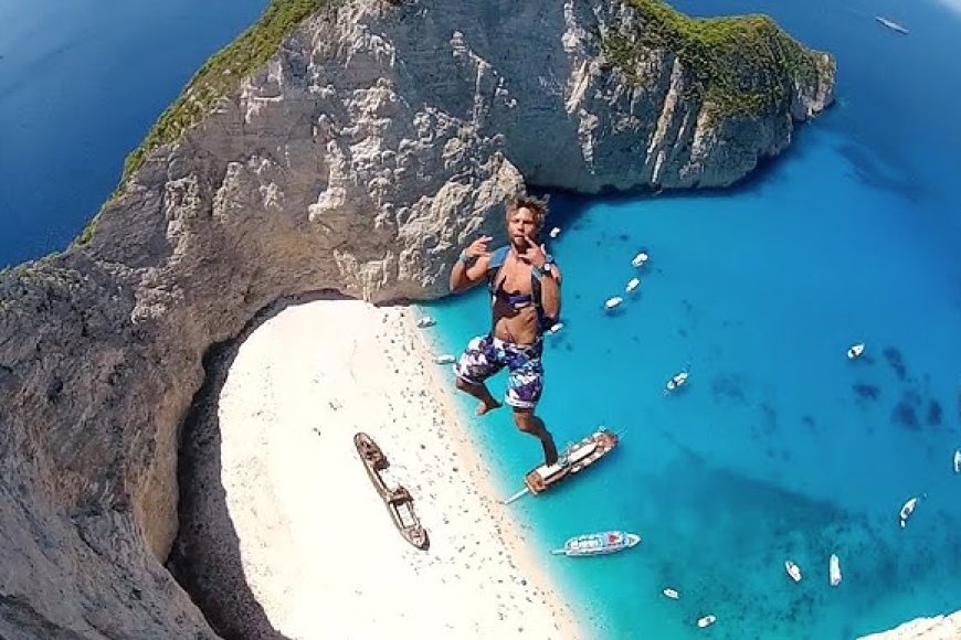 4. Navagio Beach, Greece