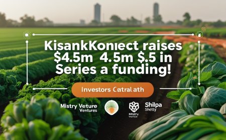 KisanKonnect Secures $4.5 Million in Series A Funding to Revolutionize Farm-to-Fork Supply Chain