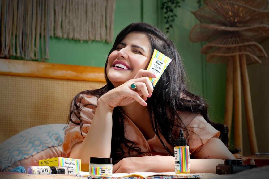 Zareen Khan Steps Into Entrepreneurship with Happy Hippie – A Skincare and Haircare Brand